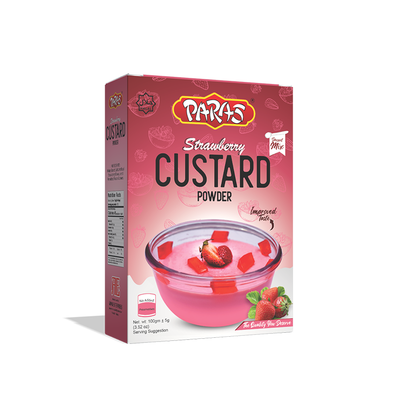 Strawberry Custard Powder-100gm 1
